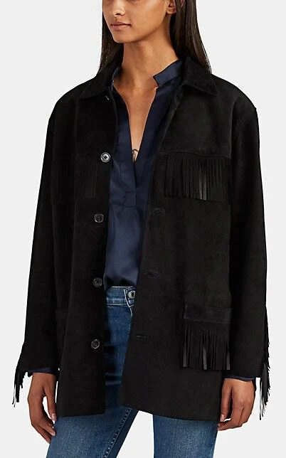 商品Nili Lotan|Fringed Suede Jacket,价格¥5165,第4张图片详细描述