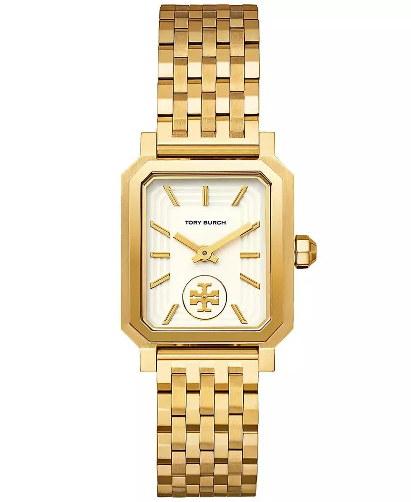 商品Tory Burch|Women's Robinson Gold-Tone Stainless Steel Bracelet Watch 27x29mm,价格¥2265,第1张图片