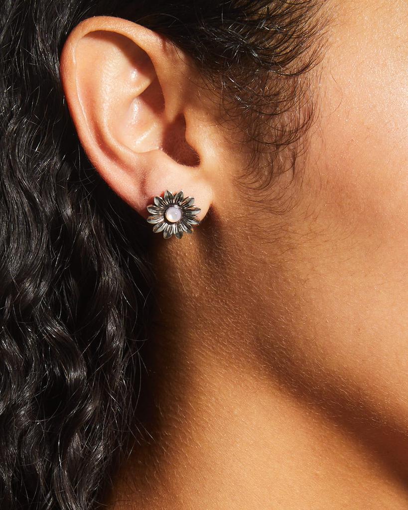 商品Gucci|GG Marmont & Flower Mismatched Sterling Silver Stud Earrings,价格¥2597,第7张图片详细描述