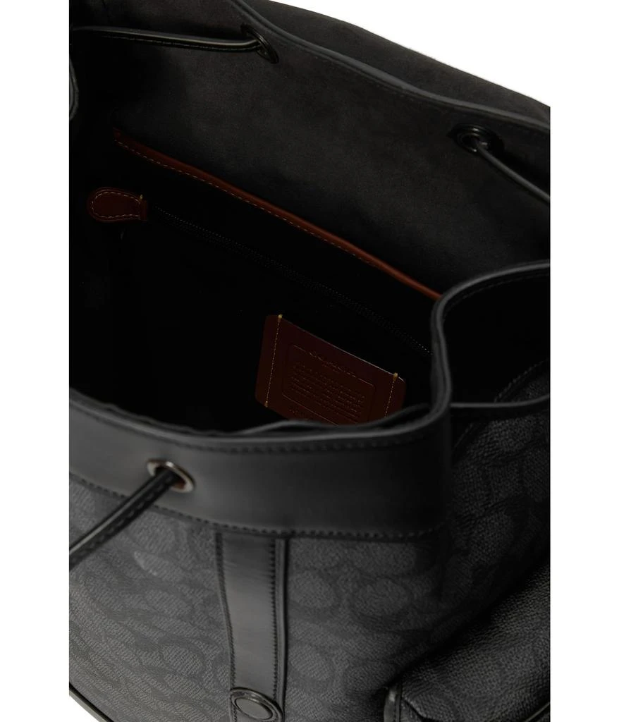 商品Coach|Hitch Backpack In Signature Canvas,价格¥4253,第3张图片详细描述