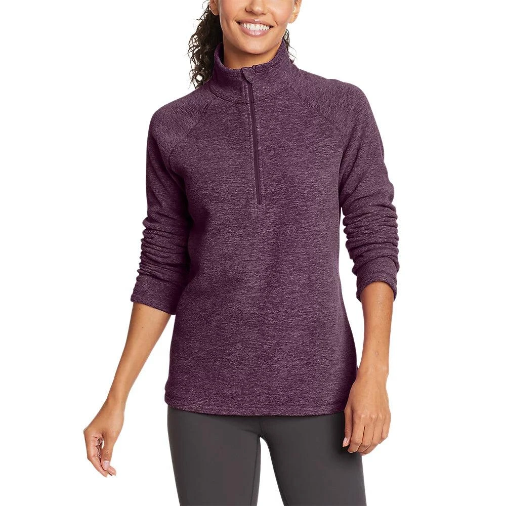 Women's Fast Fleece Raglan-Sleeve 1/4-Zip - Solid 商品