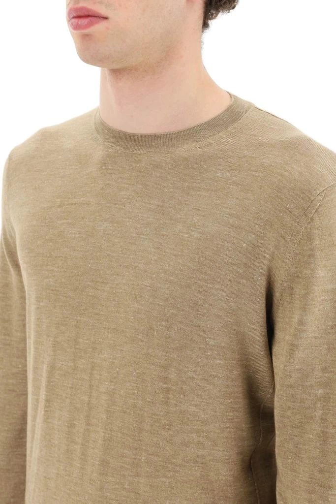 商品Zegna|Zegna lightweight silk cashmere and linen sweater,价格¥2871,第4张图片详细描述