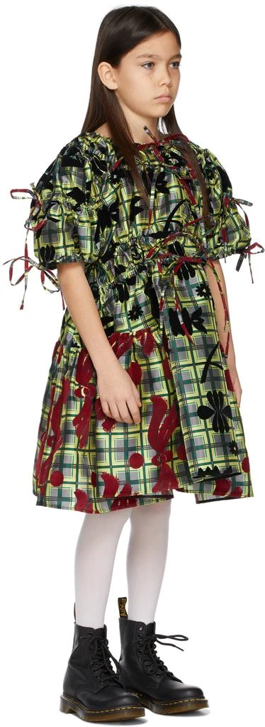 商品CHOPOVA LOWENA|Kids Multicolor Flocked Gathered Dress,价格¥1267,第3张图片详细描述