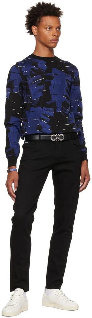 商品Salvatore Ferragamo|黑色 & 棕色 Gancini 双面腰带,价格¥5053,第3张图片详细描述