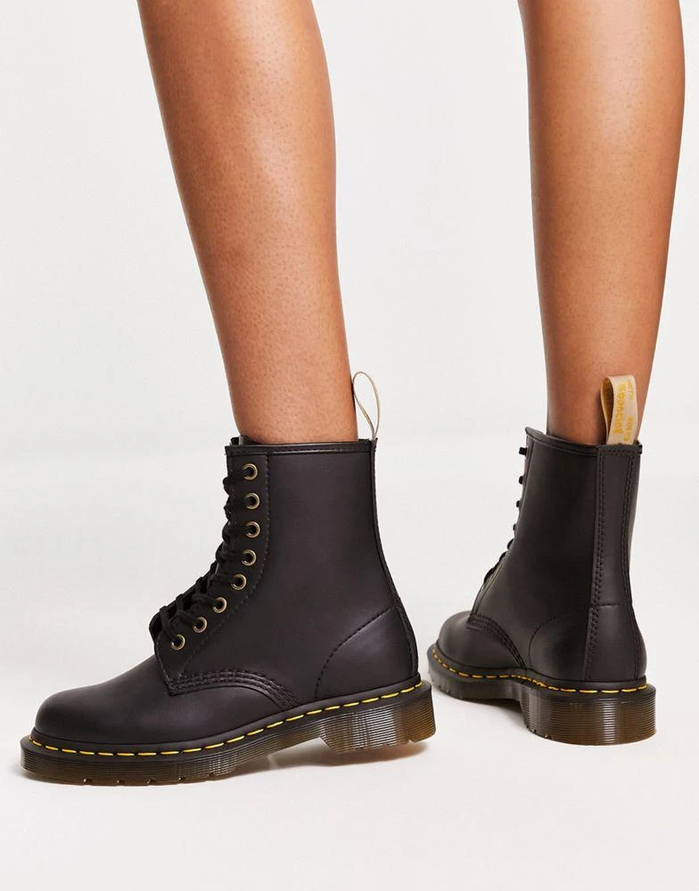 商品Dr. Martens|Dr Martens Vegan 1460 classic ankle boots in black,价格¥1547,第4张图片详细描述