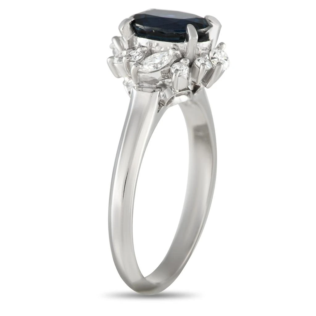 商品[二手商品] Non Branded|LB Exclusive Platinum 0.35ct Diamond and Sapphire Ring MF25-021324,价格¥6411,第2张图片详细描述