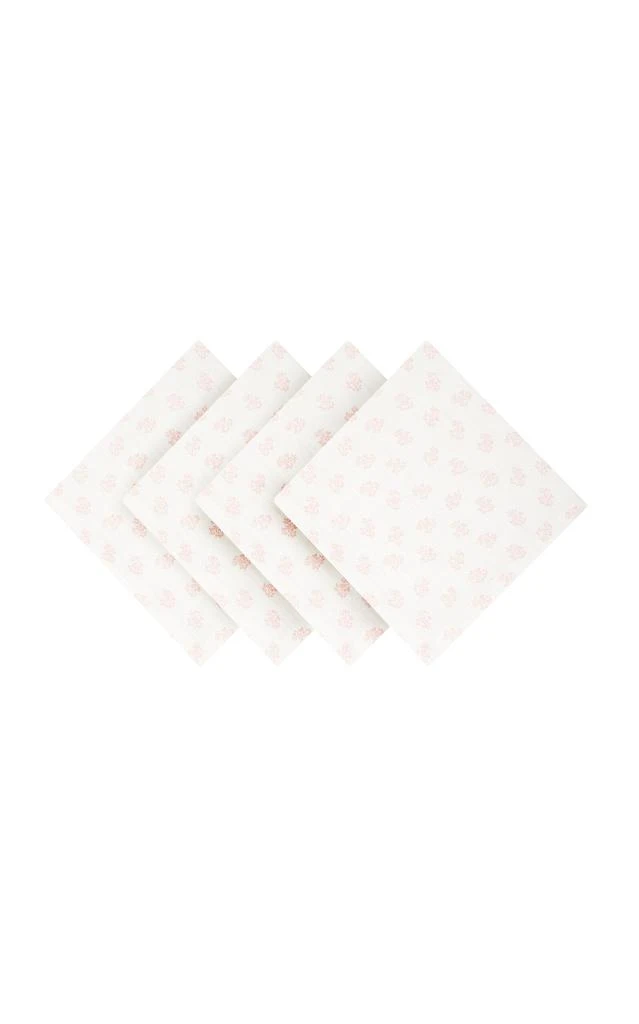 商品MoDA|Moda Domus - Sister Parish For Moda Domus; Set-of-Four Dolly Linen Napkins - Pink - Moda Operandi,价格¥494,第1张图片