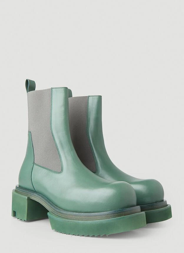 商品Rick Owens|Bogun Beatle Boots in Green,价格¥4848,第2张图片详细描述