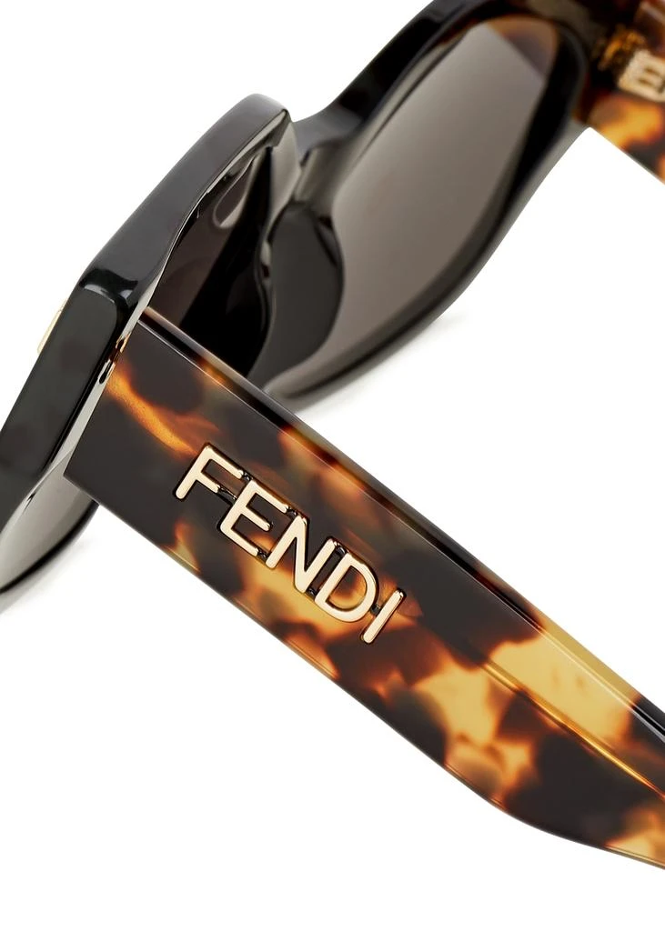商品Fendi|Fendi Bold black oversized sunglasses,价格¥2734,第3张图片详细描述