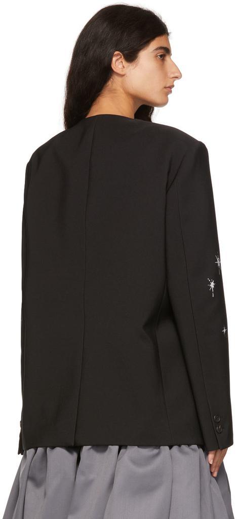 商品We11done|Black Polyester Jacket,价格¥7331,第5张图片详细描述