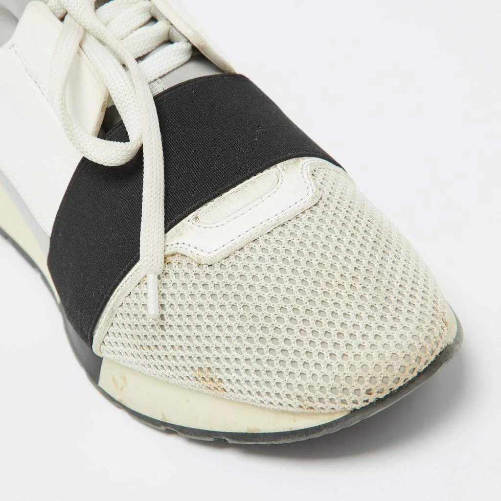 Balenciaga Multicolor Leather,Mesh and Suede Race Runner Low Top Sneakers Size 40 商品