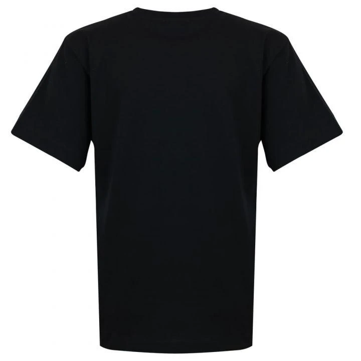 商品Moschino|Black Maxi Multicoloured Logo T Shirt,价格¥323,第3张图片详细描述