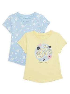 商品Tommy Hilfiger|Little Girl's 2-Piece Graphic Tee Set,价格¥148,第1张图片