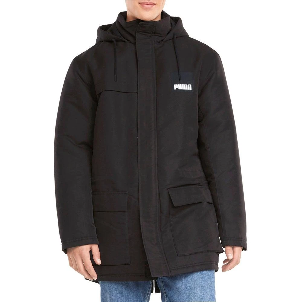 商品Puma|Padded Logo Full Zip Parka Jacket,价格¥529,第1张图片
