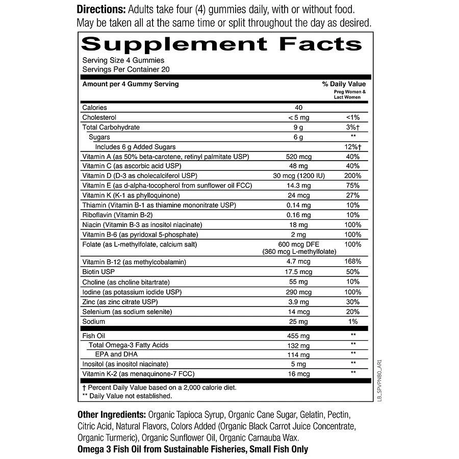 商品SmartyPants|Prenatal Formula Gummies,价格¥171,第2张图片详细描述