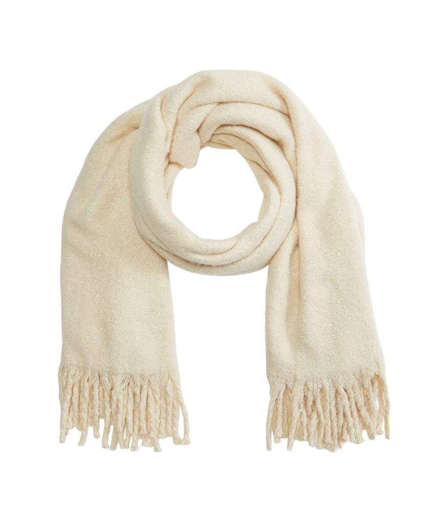 商品Madewell|Textured Solid with Contrasting Fringe Scarf,价格¥400,第1张图片