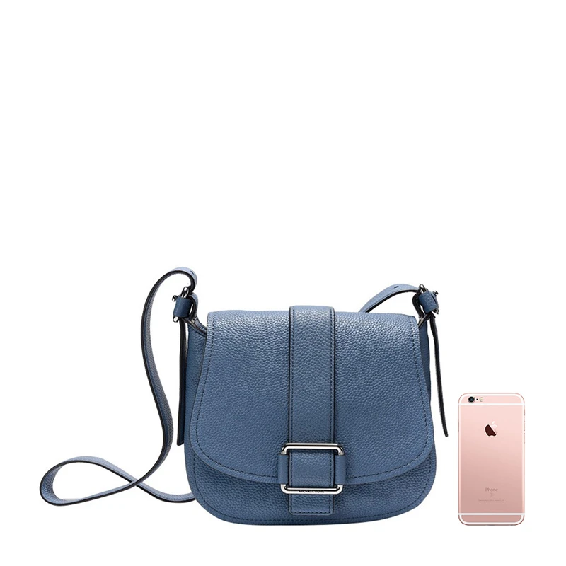 Michael Kors 迈克高仕 蓝色牛皮女士挎包 30H6SUZM3L-Denim 商品