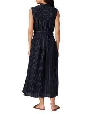 商品[二手商品] Vince|Drapey Stripe Midi Shirtdress,价格¥473,第2张图片详细描述