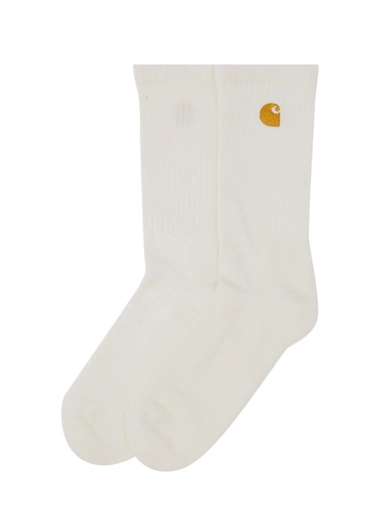 商品Carhartt WIP|Carhartt WIP Logo Embroidered Crew Socks,价格¥103,第2张图片详细描述