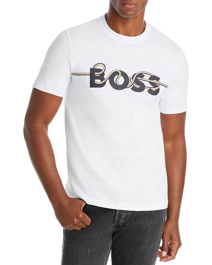 商品Hugo Boss|Tessler 178 Slim Fit Logo Graphic Tee,价格¥410,第1张图片