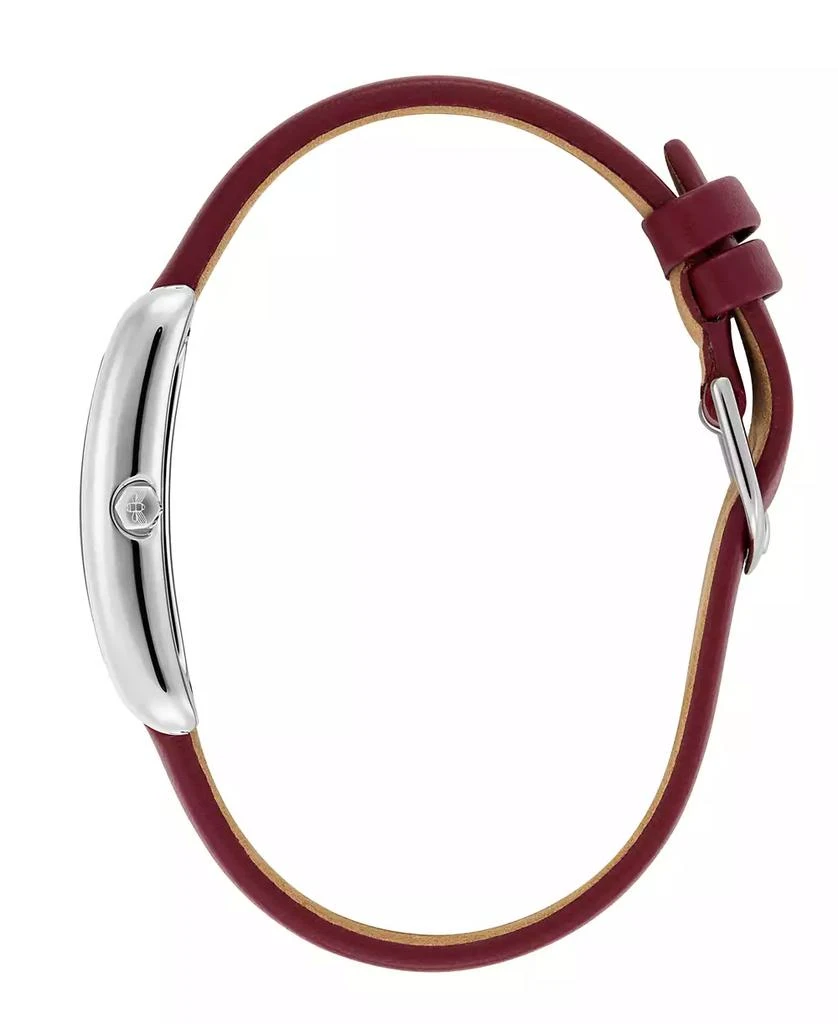 商品Olivia Burton|Women's Cranberry Leather Strap Watch,价格¥1185,第2张图片详细描述