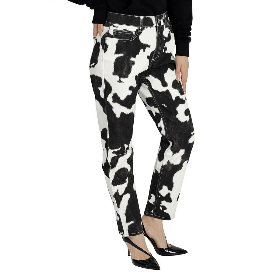 商品Burberry|Burberry Cow Print Straight-fit Denim Jeans, Waist Size 25",价格¥1033,第2张图片详细描述