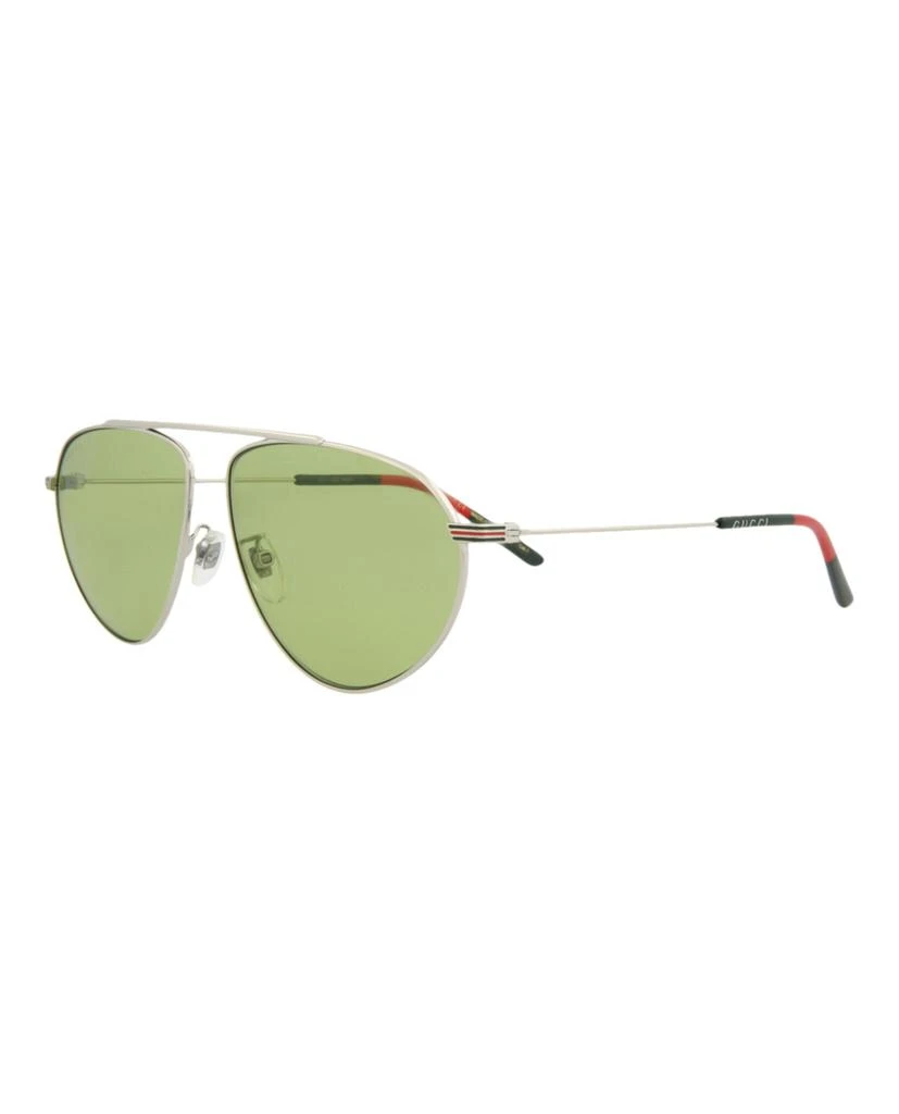 商品Gucci|Aviator-Frame Metal Sunglasses,价格¥1250,第2张图片详细描述