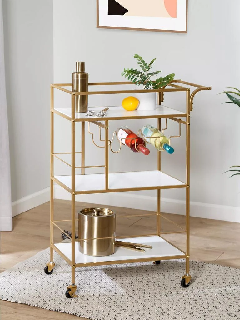 商品Honey Can Do|3-Tier Rolling Bar Cart,价格¥1649,第2张图片详细描述