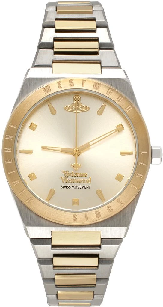 商品Vivienne Westwood|Silver & Gold Charterhouse Watch,价格¥3667,第1张图片