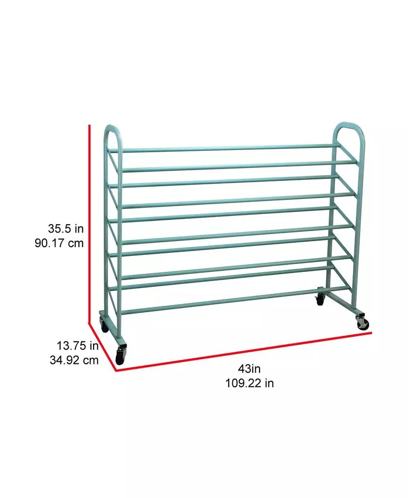 商品Oceanstar|5-Tier Metal Shoe Rack,价格¥564,第3张图片详细描述