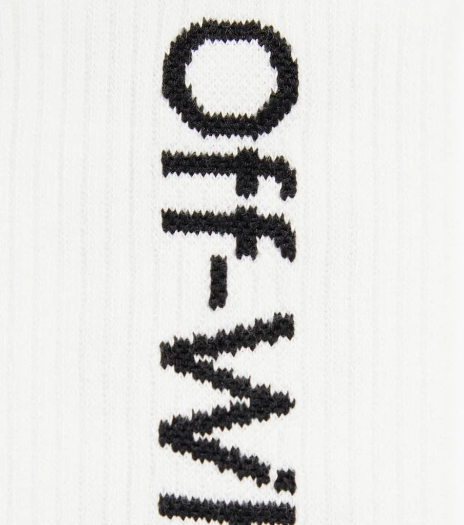 商品Off-White|Logo棉质混纺袜子,价格¥505,第2张图片详细描述