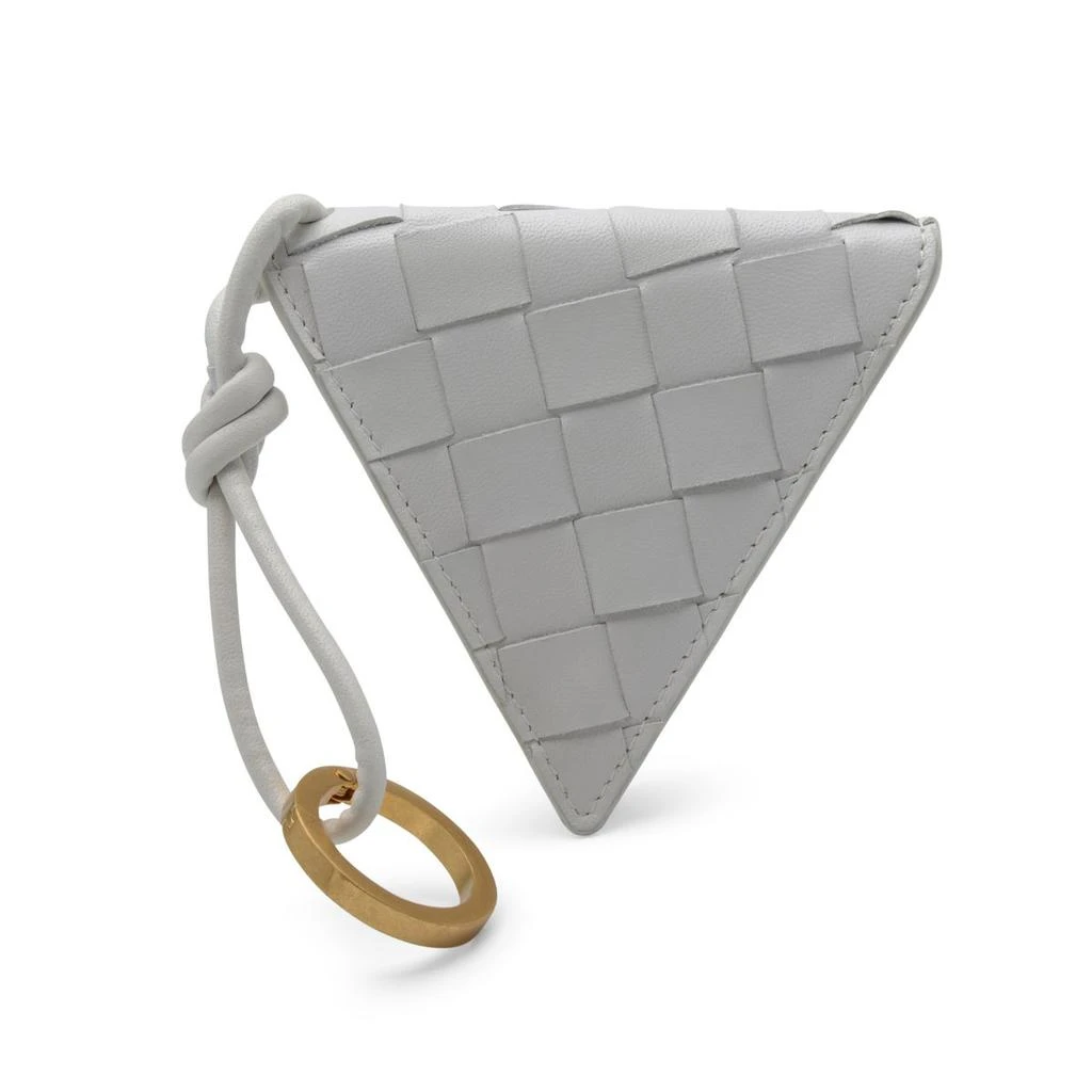 商品Bottega Veneta|Bottega Veneta White Leather Key Chain 629578-Vcpp3-9033,价格¥1533,第1张图片