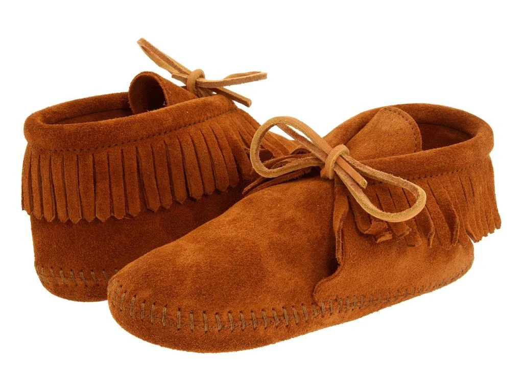 商品Minnetonka|Classic Fringed Boot Softsole (Toddler/Little Kid/Big Kid),价格¥303,第1张图片