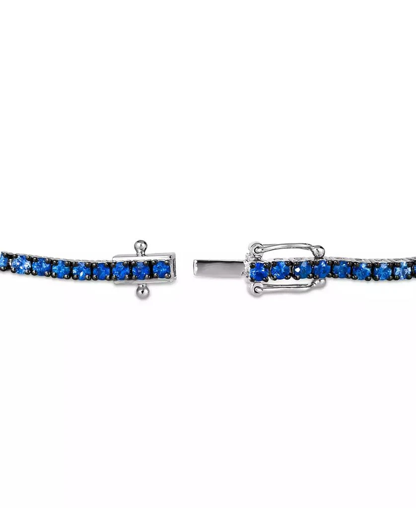 商品Le Vian|Ombré® Denim Ombré (2-7/8 ct. t.w.) & White Sapphire (1/6 ct. t.w.) Tennis Bracelet in 14k White Gold,价格¥18164,第2张图片详细描述