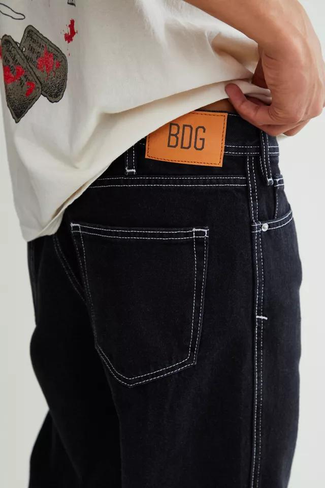 商品BDG|BDG Baggy Skate Fit Jean – Black Contrast Stitch,价格¥514,第7张图片详细描述
