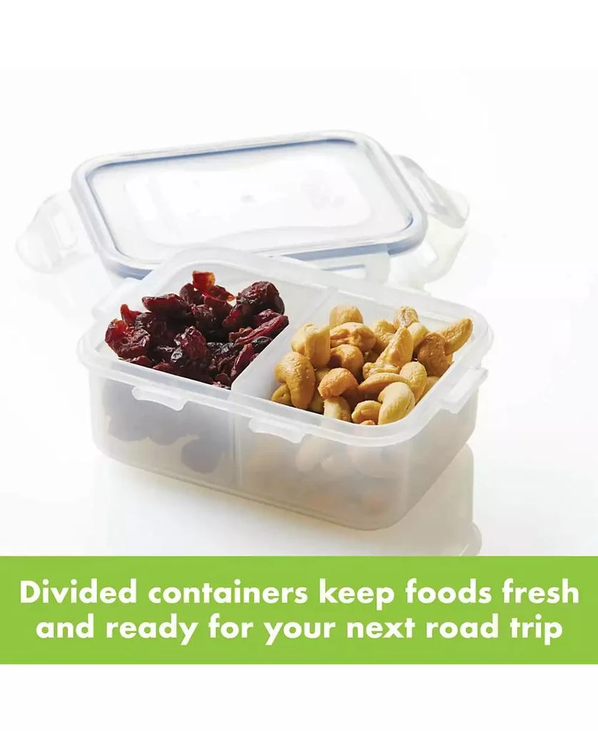 商品Lock & Lock|Easy Essentials 12-Pc. On the Go 12-Oz. Meals Divided Rectangular Food Storage Containers,价格¥195,第4张图片详细描述