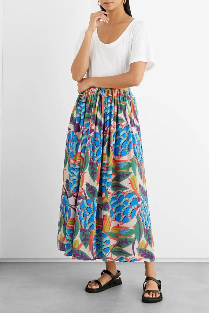 商品IRIS & INK|Louisa printed crepe maxi skirt,价格¥578,第2张图片详细描述