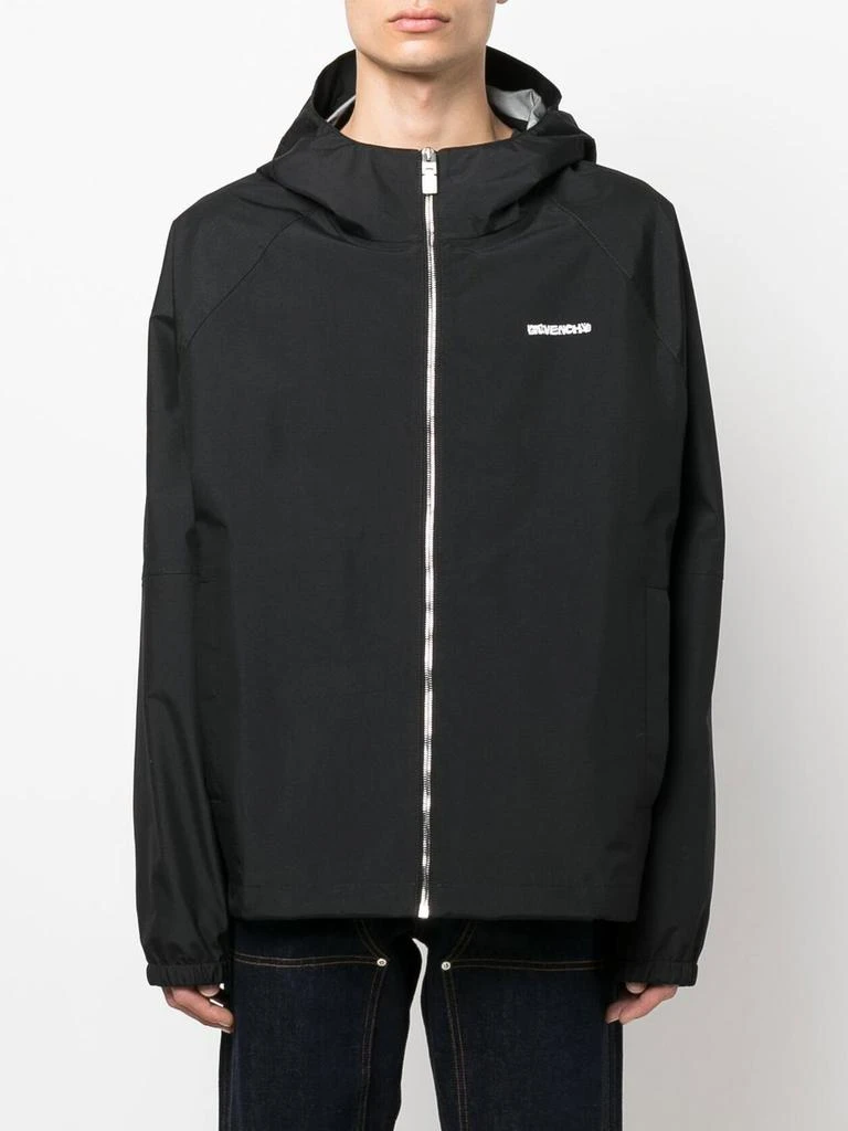 商品Givenchy|GIVENCHY - Logo Hooded Windbreaker,价格¥14713,第3张图片详细描述