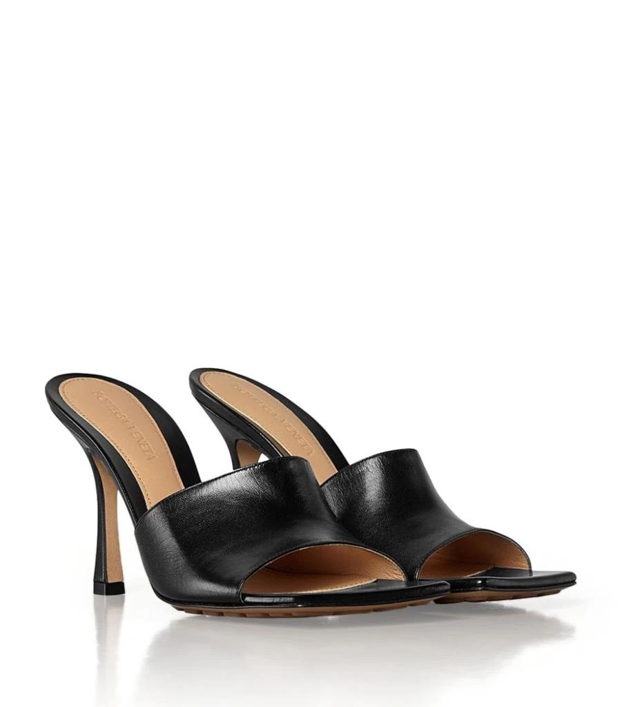 商品Bottega Veneta|Leather Stretch Mules 90,价格¥7270,第4张图片详细描述