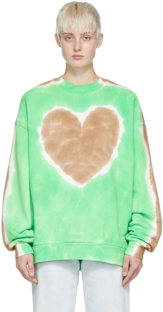 商品Acne Studios|Green Organic Cotton Sweatshirt,价格¥1642,第1张图片