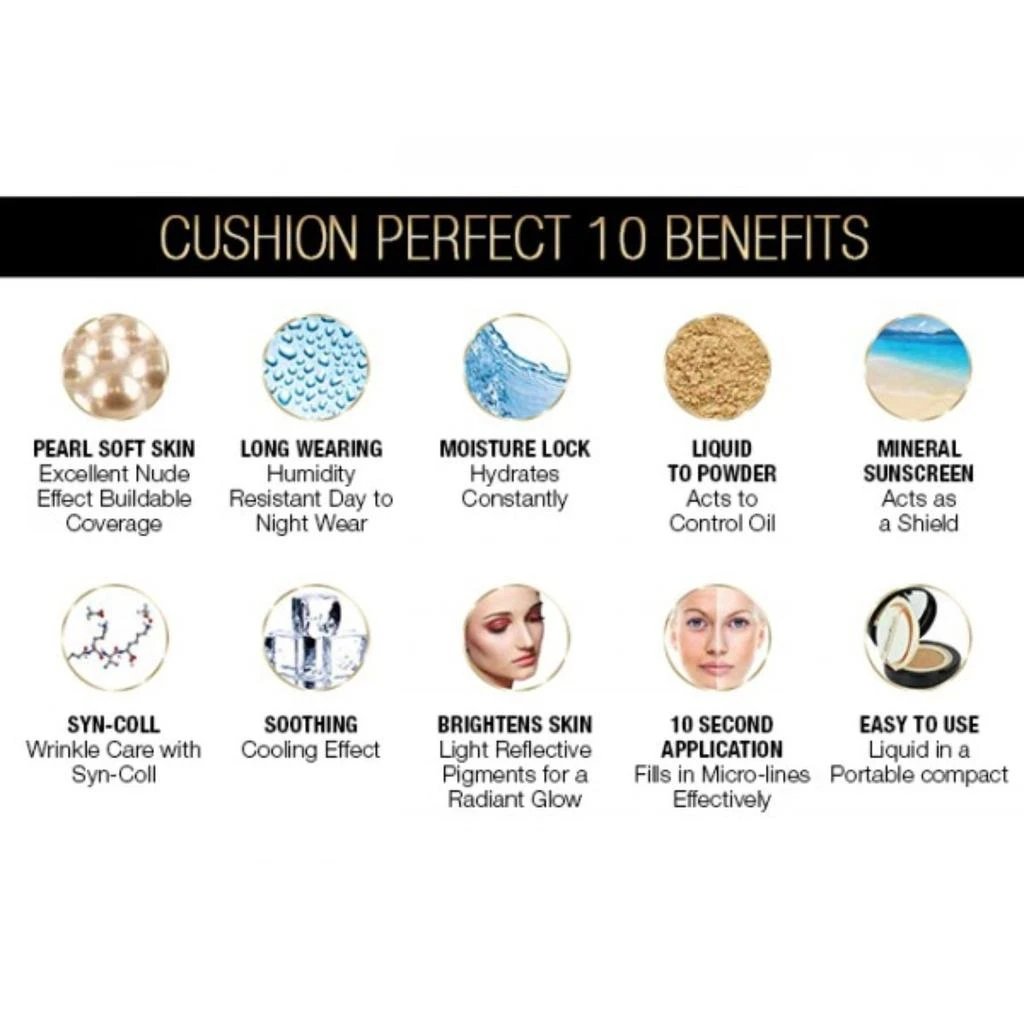 商品Mirenesse|*Limit 3* 10 Collagen Cushion Compact Foundation- Winner Best Foundation - 30. Espresso,价格¥258,第5张图片详细描述