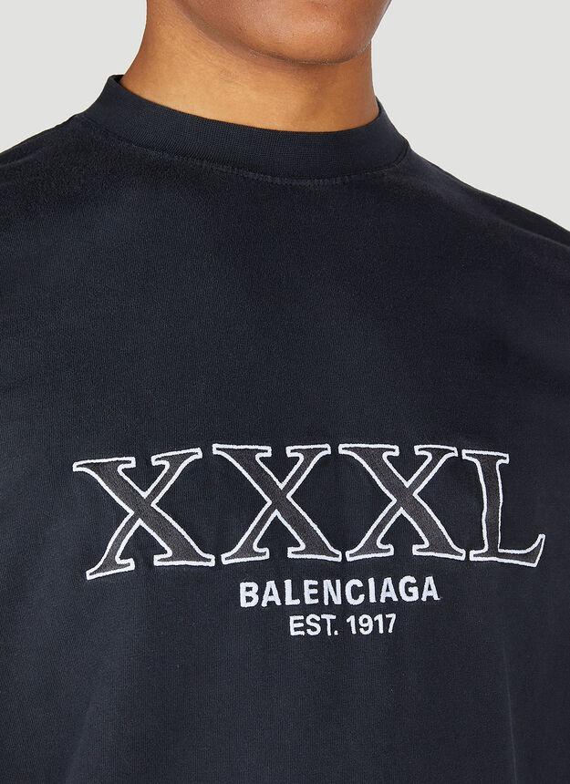 商品Balenciaga|Large Fit T-Shirt in Black,价格¥4886,第7张图片详细描述
