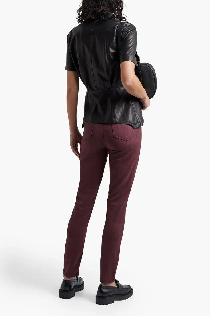 商品Rag & Bone|Embroidered faux suede slim-leg pants,价格¥293,第1张图片