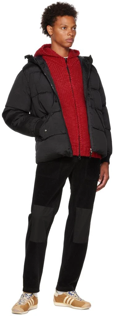 商品Stone Island|Black Quilted Down Jacket,价格¥4608,第5张图片详细描述