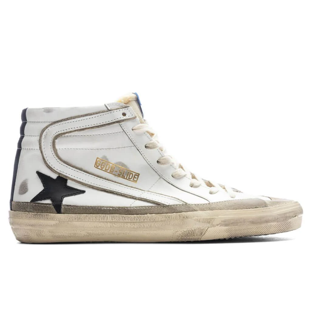 商品Golden Goose|Slide Leather - White/Yellow/Black,价格¥4146,第1张图片