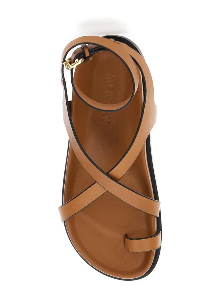 商品A.Emery|Jalen Slim' Brown Sandals,价格¥1484,第4张图片详细描述