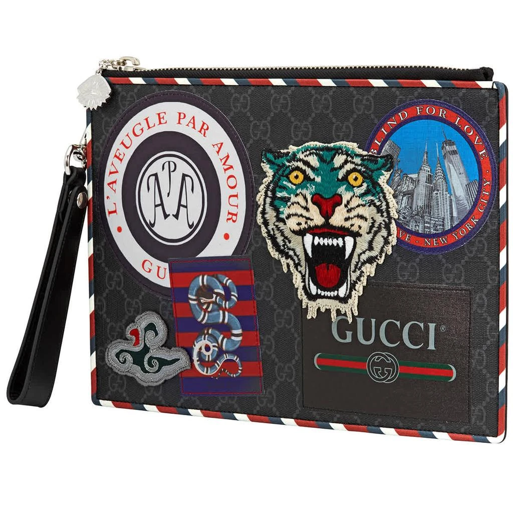 商品Gucci|Gucci Mens Night Courrier GG Supreme Pouch,价格¥4955,第1张图片
