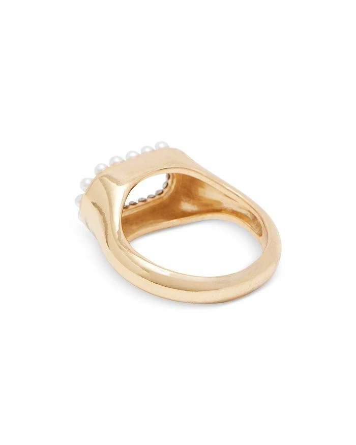 商品ALL SAINTS|Faux Pearl Halo Cocktail Ring,价格¥236,第3张图片详细描述