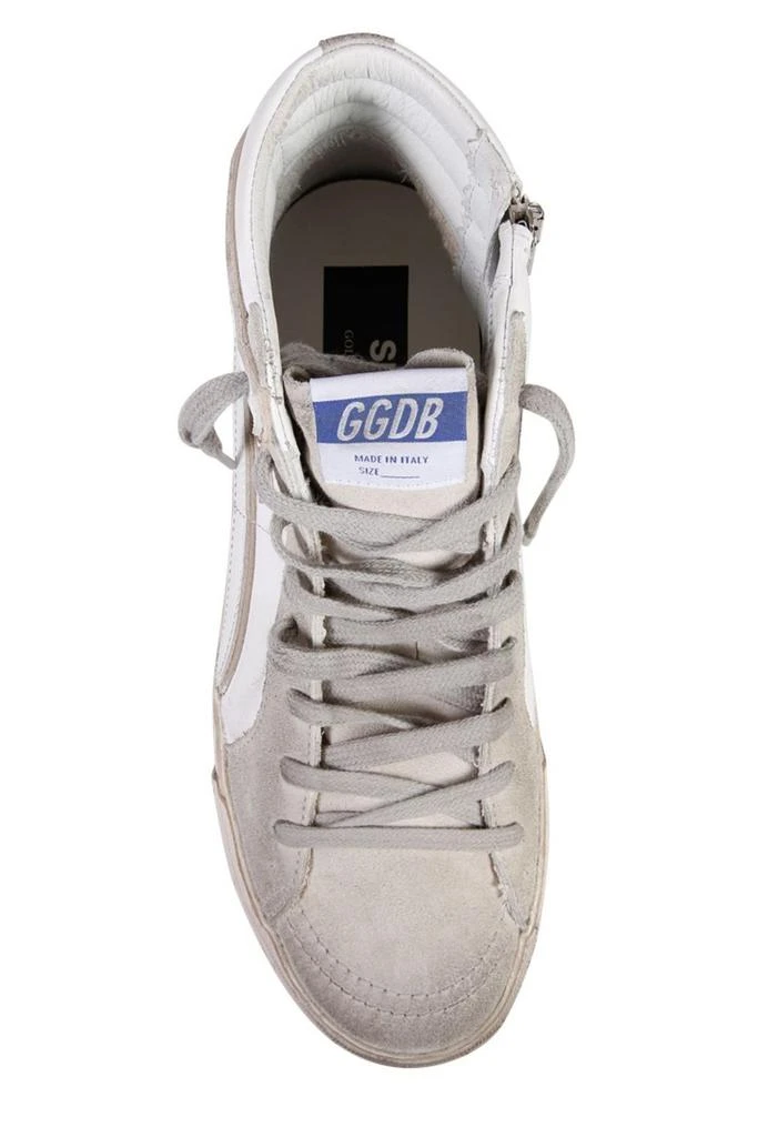 商品Golden Goose|Golden Goose Deluxe Brand Slide High-Top Sneakers,价格¥2833,第4张图片详细描述