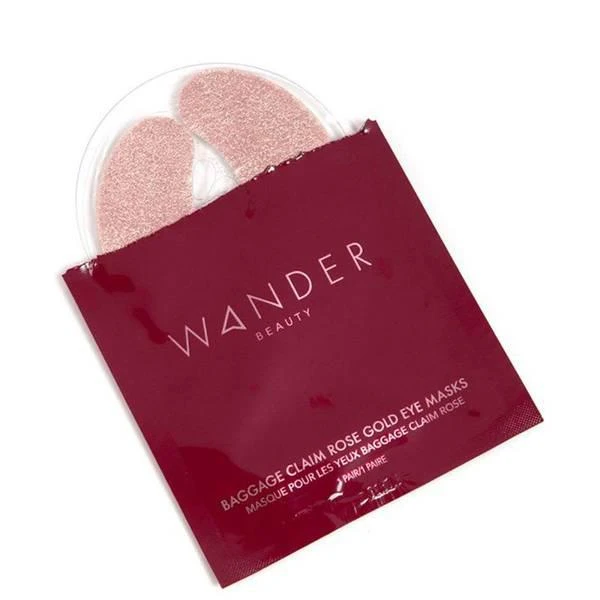 商品Wander Beauty|Wander Beauty Baggage Claim Eye Masks (Pack of 6) - Rose Gold,价格¥195,第3张图片详细描述